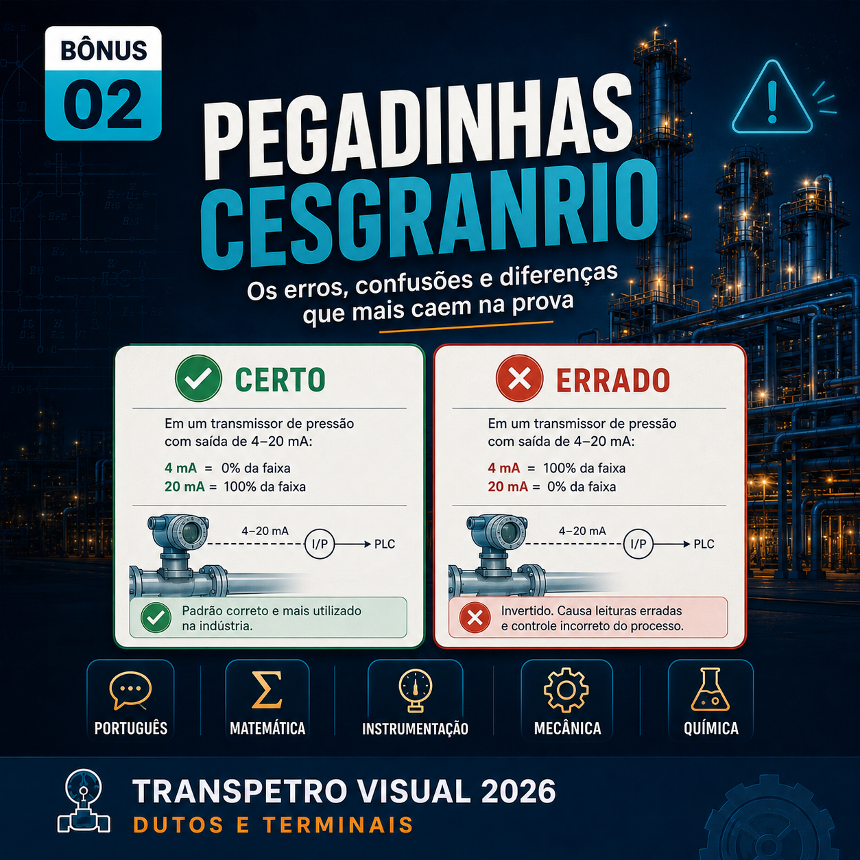 Capa do BÔNUS 02 — PEGADINHAS CESGRANRIO